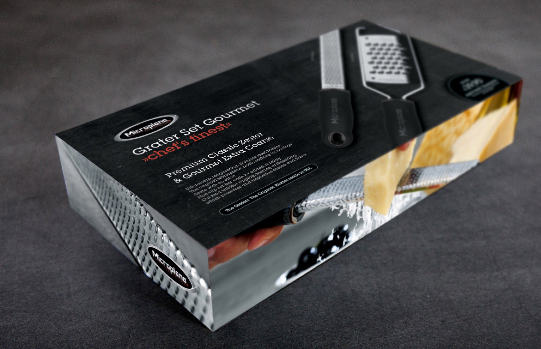 Microplane sæt m/ rivejern & zester - Bahne